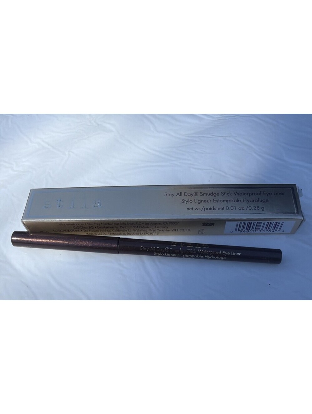 Stila Stay All Day Waterproof Smudge Stick EyeLiner .01 oz Lionfish Brown NIB
